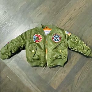 Up Up & Away Flight Jacket Size 2T